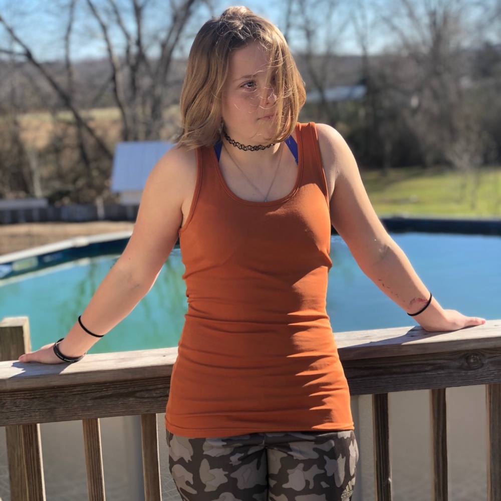 Brown Tank Top